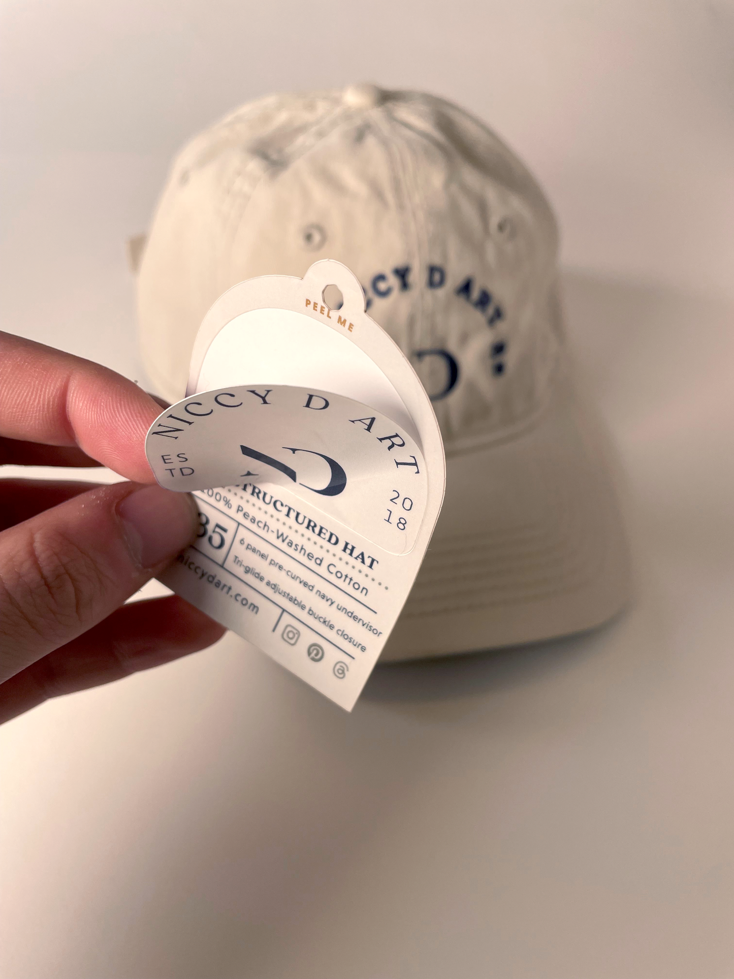 Niccy D Art | Unstructured Hat