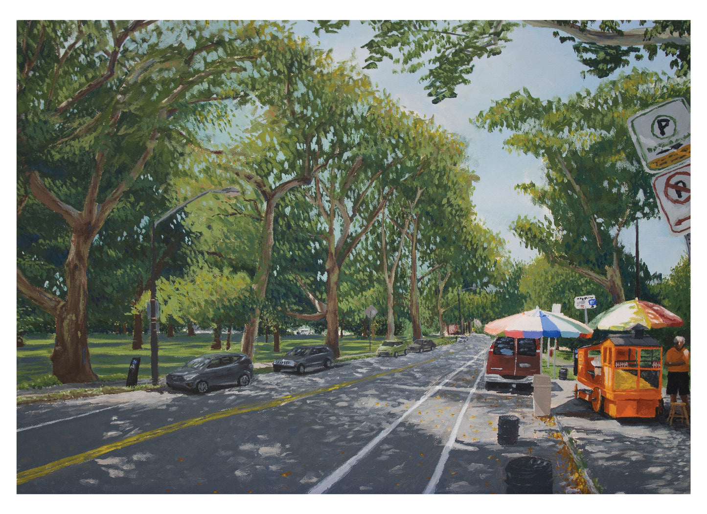 Gus and YaiYia's (Impressionism study) | Print