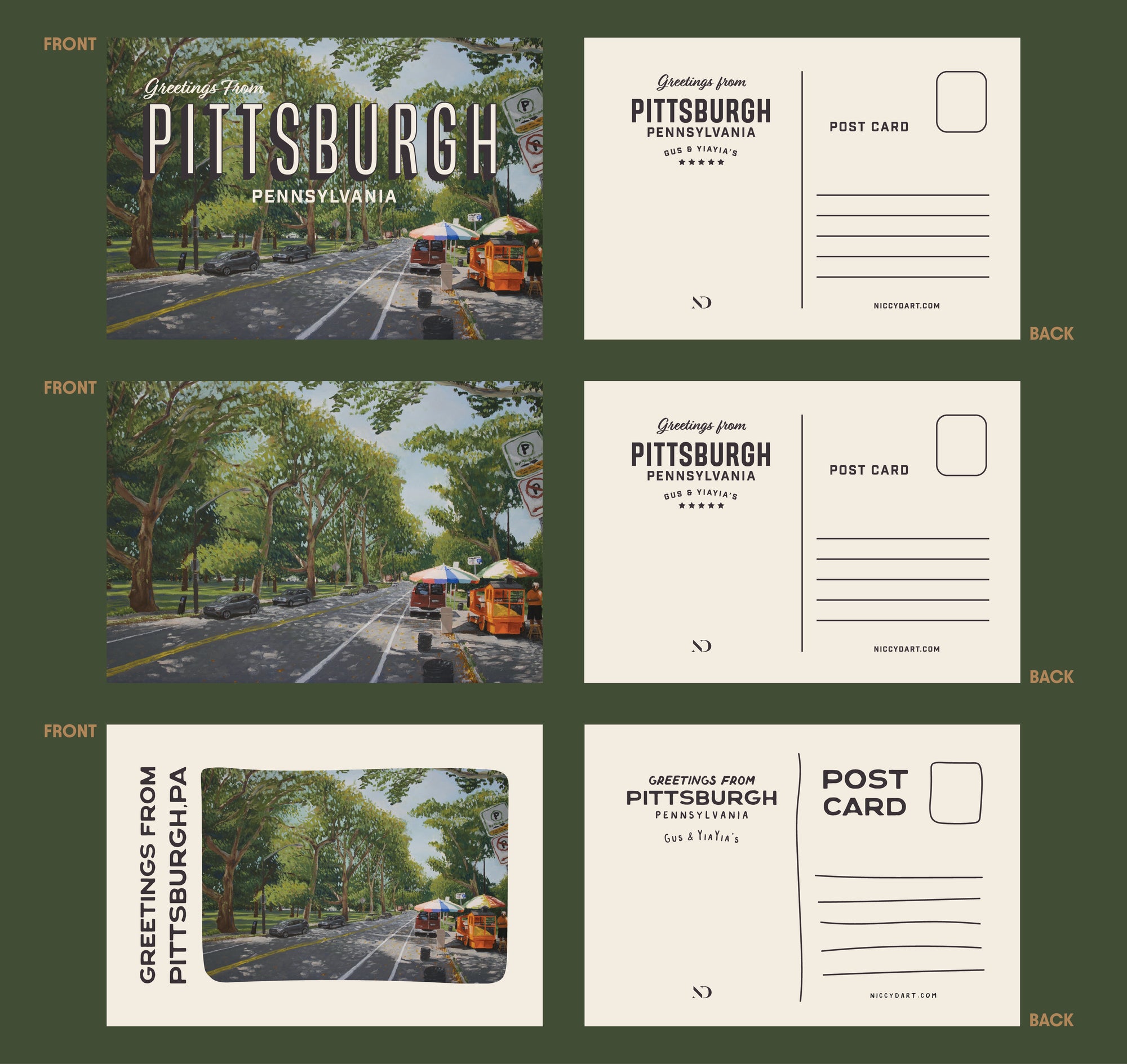 Gus and YiaYia's | Postcard