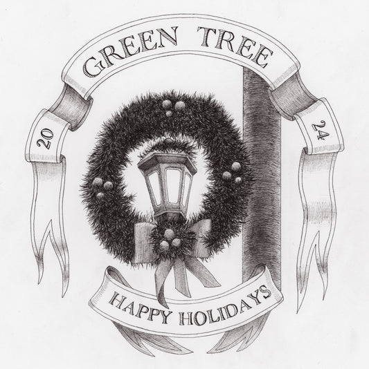 Green Tree Ornament | Print