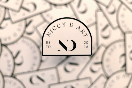 Niccy D Art Sticker