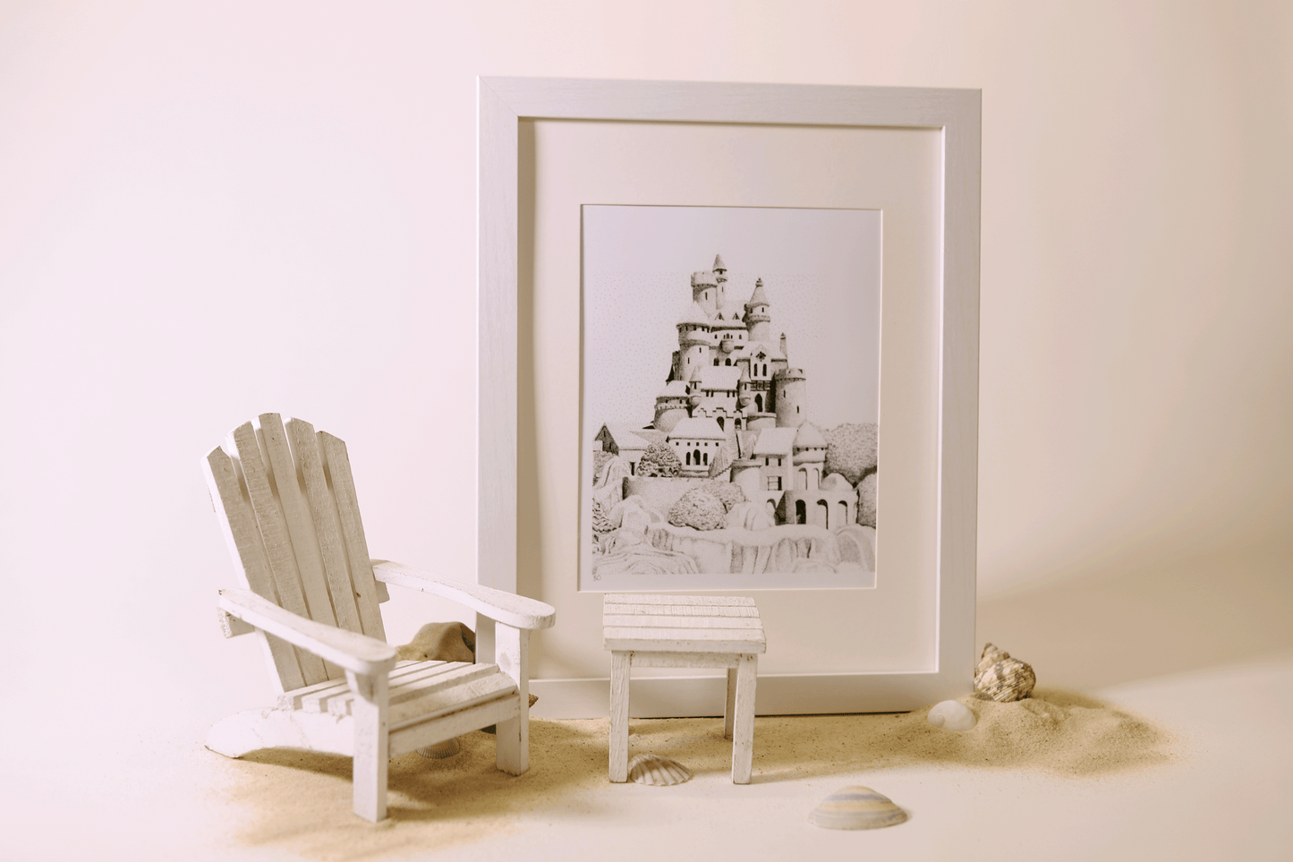 Sandcastle Print