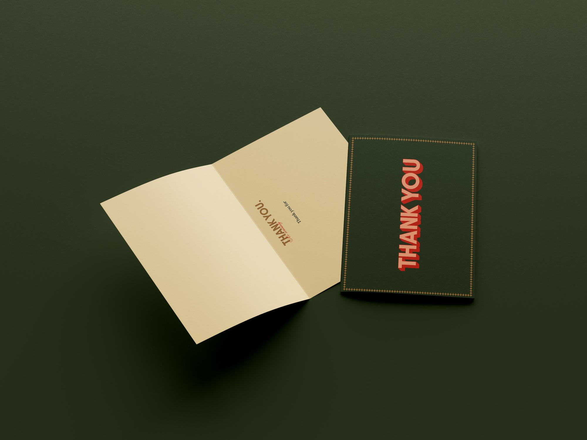 Thank you | Landscape Greeting Card